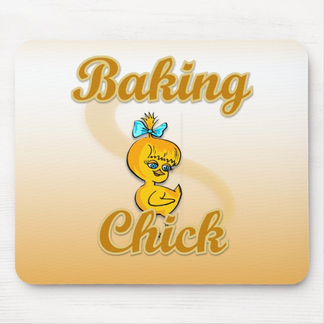 Baking Chick Mouse Mat (Front)