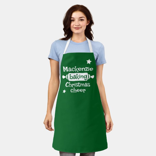 Baking Christmas Cheer Apron (Worn)