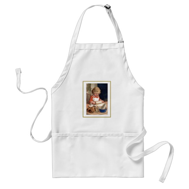 Baking Christmas Cookies Apron (Front)