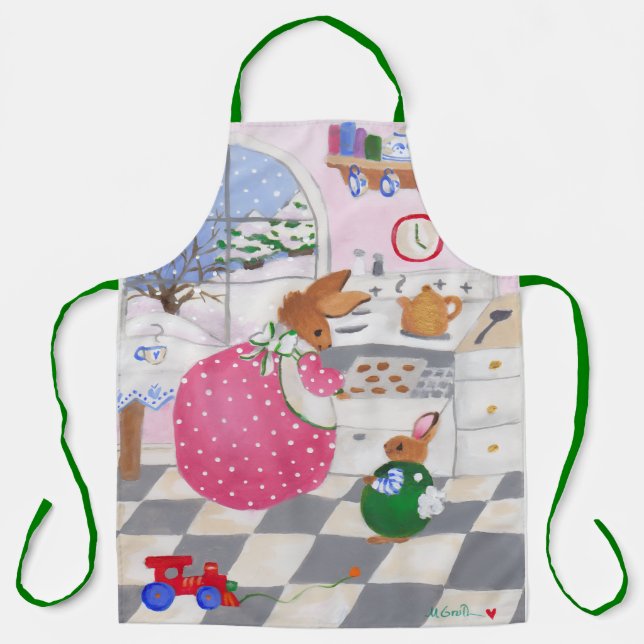 Baking Cookies Apron (Front)