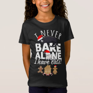 Baking Cookies with Cats at Christmas And Gingerbr T-Shirt