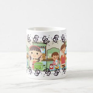 Baking Cooking Mum Daughter Food Coffee Mug