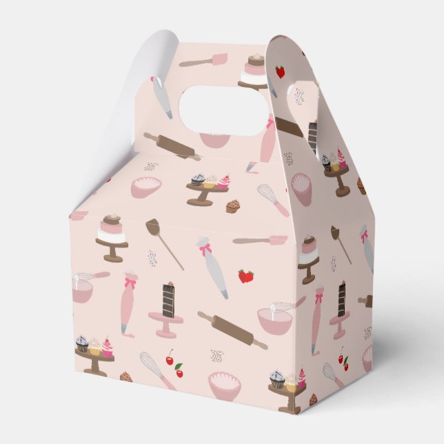 Baking & Cooking Utensils Bakery Cooking  Favour Box (Front Side)