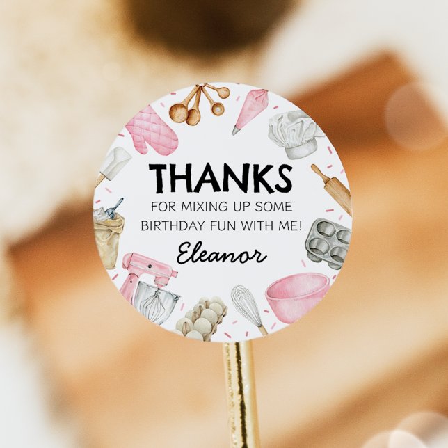 Baking Cupcake Decorating Girl Birthday Stickers (Creator Uploaded)