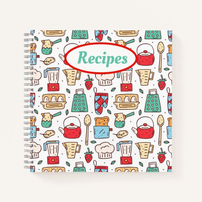 Baking Elements Recipe Notebooks (Front)