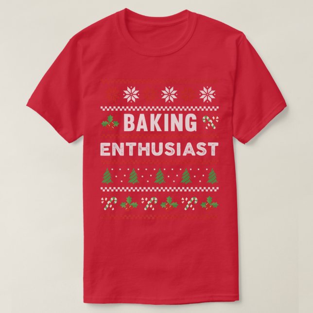 Baking Enthusiast Pyjamas Sweaters Gift  (Design Front)
