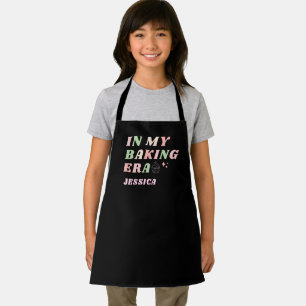 Baking Era Cute Monogram Gifts for Kids Daughter Apron