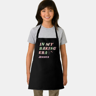 Baking Era Cute Monogram Gifts for Kids Daughter  Apron