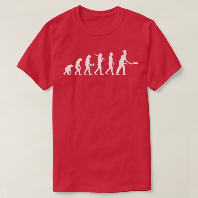 Baking Evolution Bakery Baker   T-Shirt (Design Front)