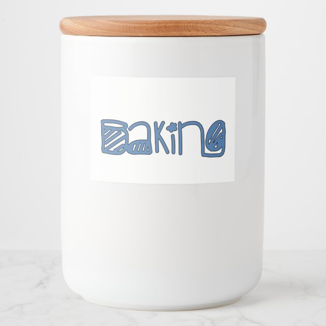 Baking Food Label (Front)