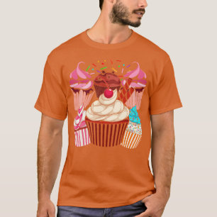 Baking Foodie Sweets Sprinkles Cupcake T-Shirt