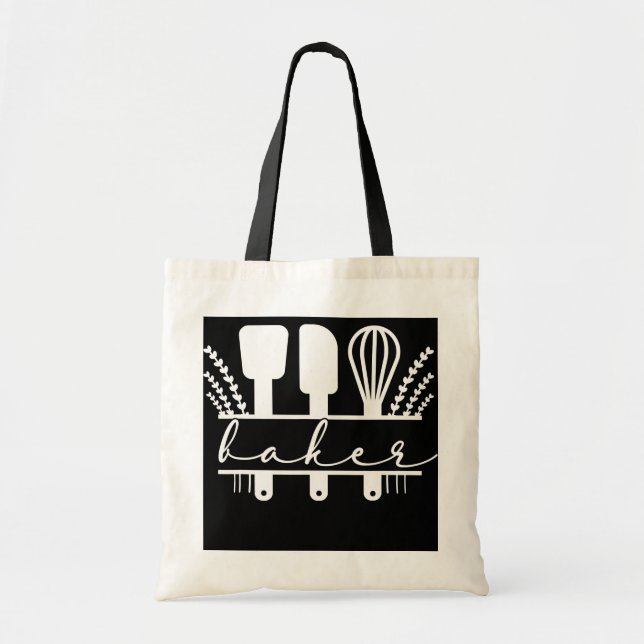 Baking For Baker Pastry Chef With Baking Utensils Tote Bag (Front)