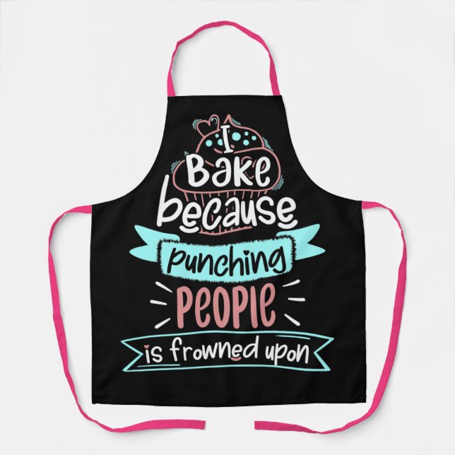 Baking Funny Cooking Gifts Apron (Front)