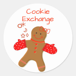Baking Gingerbread Girl Envelope Seal