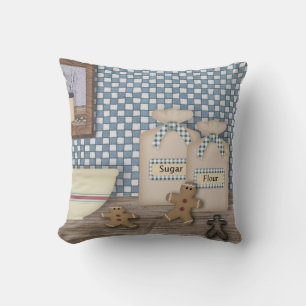 Baking Gingerbread Pillow