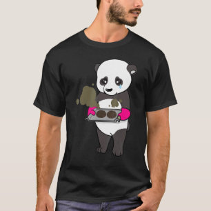 Baking Gone Wrong Panda Bear Chef Culinary Baker T-Shirt
