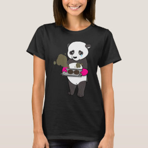 Baking Gone Wrong Panda Bear Chef Culinary Baker T-Shirt