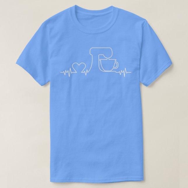Baking Heartbeat Funny Pastry Baker Baking Gift 2  T-Shirt (Design Front)