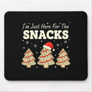 Baking I'm Just Here For The Snacks Christmas Cook Mouse Mat