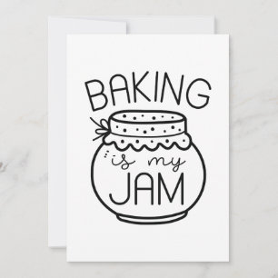 Baking Is My Jam Thank You Card