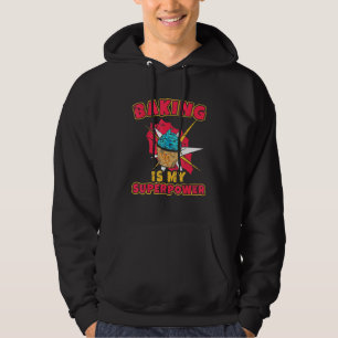 Baking Is My Superpower Chef Flour Frosting Baking Hoodie