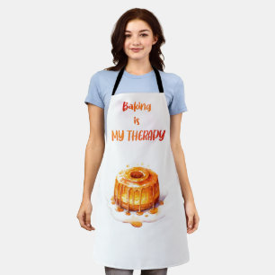 Baking Is My Therapy Apron