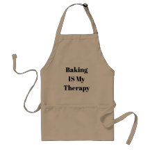Baking is my Therapy Typography
