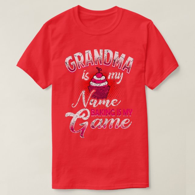 Baking Lover Funny Grandmother Baker Grandma   516 T-Shirt (Design Front)