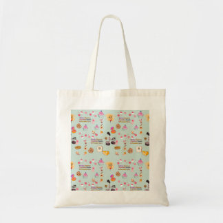 Baking Lovers Gift: I Bake Because Punching People Tote Bag