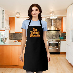Baking Memories black Apron