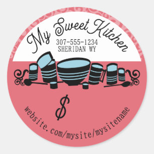 baking mixing bowl cannisters kitchen gift tag ...