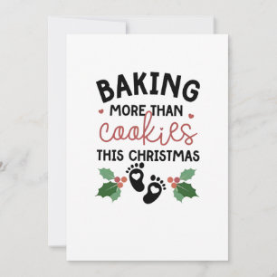 Baking More Than Cookies This Christmas Pregnancy Announcement