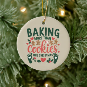 Baking More Than Cookies This Christmas Pregnancy  Ceramic Tree Decoration
