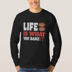 Baking Motif For Cake And Cookie Bakers T-Shirt