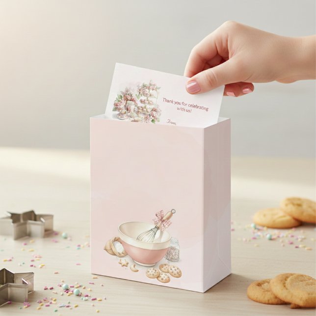 Baking Party Birthday Favor Thank You Insert (Creator Uploaded)