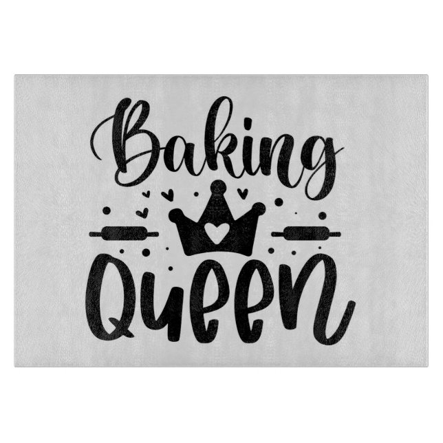 Baking Queen Cutting Board (Front)