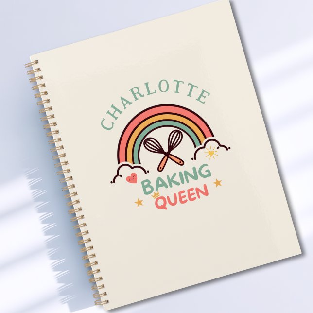 Baking Queen or King- Rainbow- Custom Planner (Baking Queen or King- Rainbow- Custom Planner)