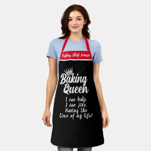 Baking Queen You Can bake   Personalized Funny Apr Apron