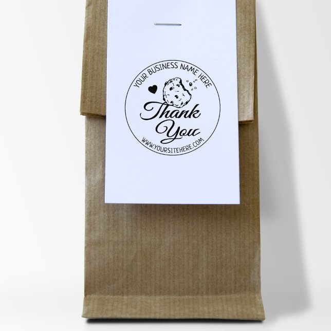 Baking Small Business Thank You  Rubber Stamp (Creator Uploaded)