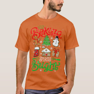Baking Spirit Bright Doughnut Christmas Tree Xmas T-Shirt