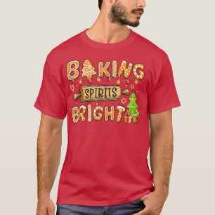 Baking Spirit Bright Doughnut Christmas Tree Xmas T-Shirt