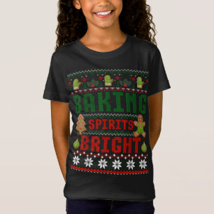 Baking Spirit Bright Doughnut Christmas Tree Xmas T-Shirt