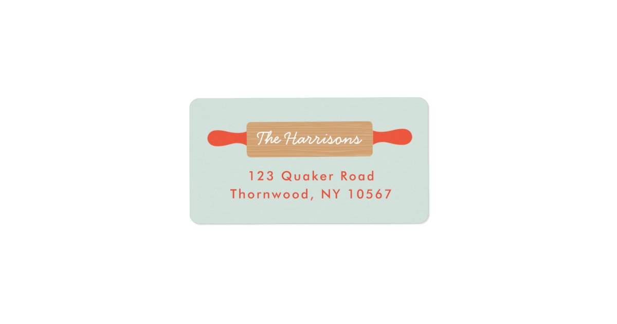 Baking Spirits Bright Address Labels Zazzle