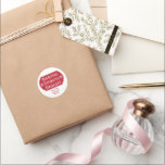 Baking Spirits Bright Christmas Baking Classic Round Sticker<br><div class="desc">Baking Spirits Bright Christmas Baking sticker. Use on your holiday Christmas baked goods packaging. Fun way to share your homemade treats with neighbours,  co-workers,  friends and family. Use as gift tags. The perfect sticker that let's people know that your handmade baked goods are from your kitchen.</div>