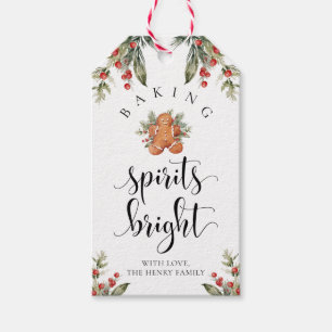 Baking Spirits Bright Christmas Gift Tags