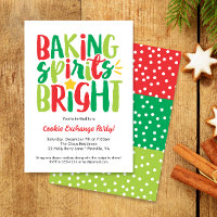 Baking Spirits Bright Cooke Swap Christmas Party