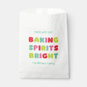 Baking Spirits Bright Favour Bags
