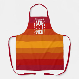 Baking Spirits Bright Thanksgiving Baking Apron