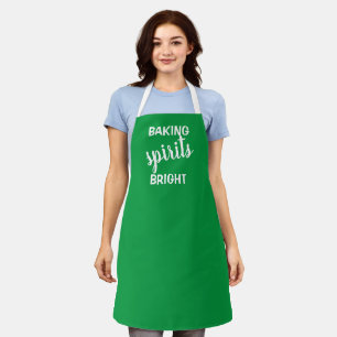 Baking Spirits Brights Christmas Apron