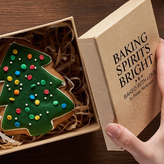 Baking Sprits Bright Name Rubber Stamp (Baking Sprits Bright Name Rubber Stamp)